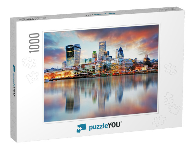 London Skyline... Jigsaw Puzzle with 1000 pieces