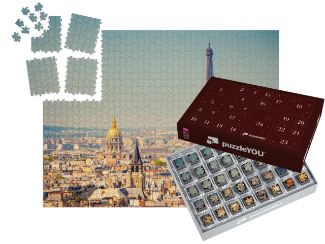 View on Eiffel Tower, Paris, France... | Jigsaw Puzzle Advent Calendar