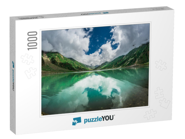 Lake Saiful Muluk, Kaghan Valley, Pakistan, At an Altitud... Jigsaw Puzzle with 1000 pieces