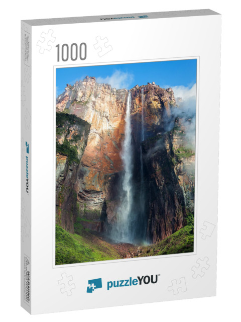 Angel Falls Salto Angel is Worlds Highest Waterfalls 978... Jigsaw Puzzle with 1000 pieces