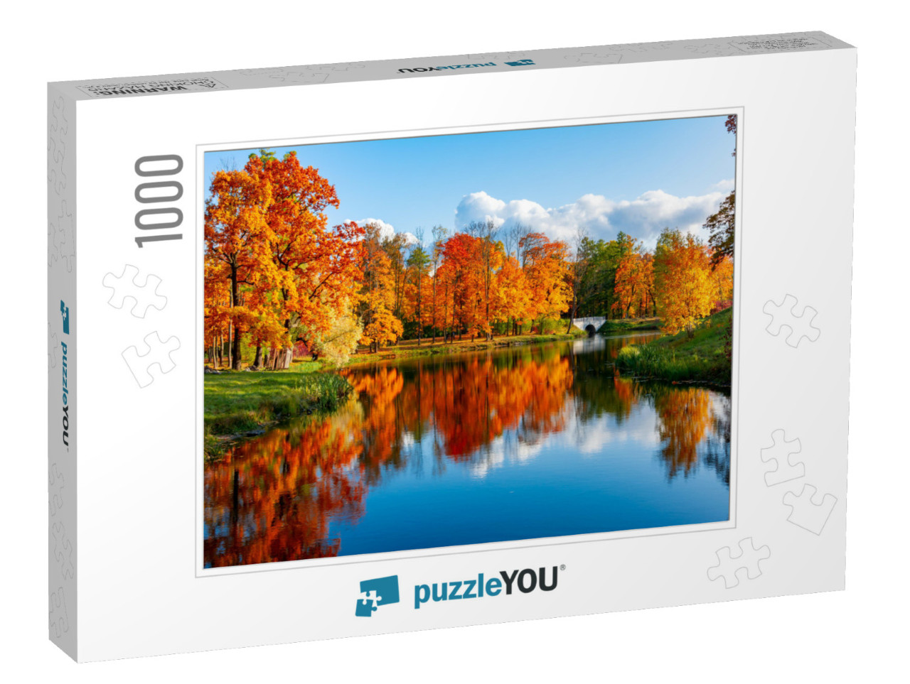 Alexander Park in Autumn, Pushkin Tsarskoe Selo, St. Pete... Jigsaw Puzzle with 1000 pieces