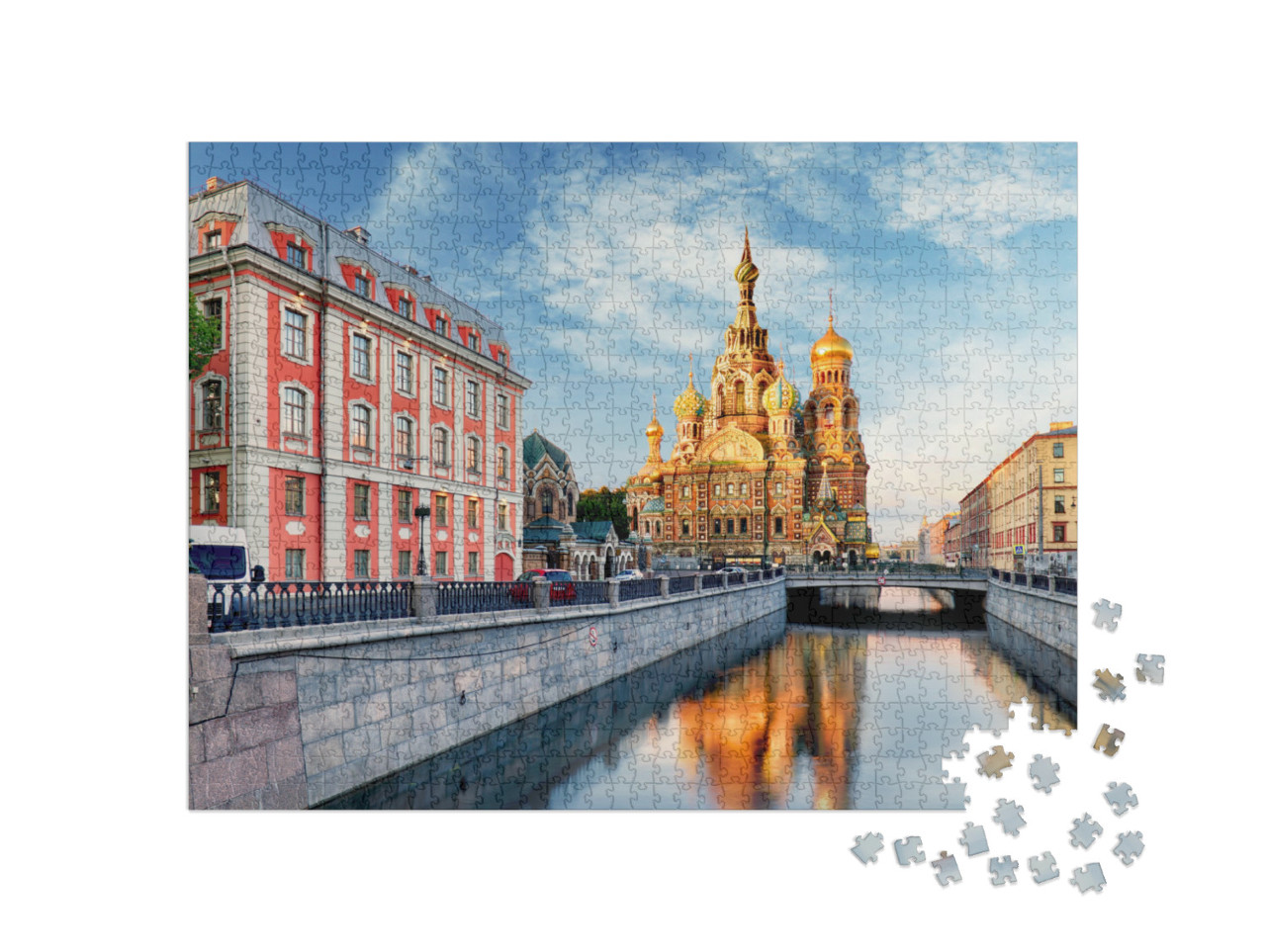 Church of the Savior on Spilled Blood, St. Petersburg, Ru... Jigsaw Puzzle with 1000 pieces