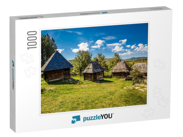 Ethno Village of Sirogojno - Zlatibor, Serbia, Europe... Jigsaw Puzzle with 1000 pieces