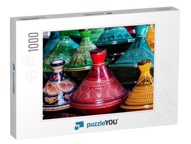 Tagine Morocco, Traditional Moroccan Gastronomic Ceramic... Jigsaw Puzzle with 1000 pieces