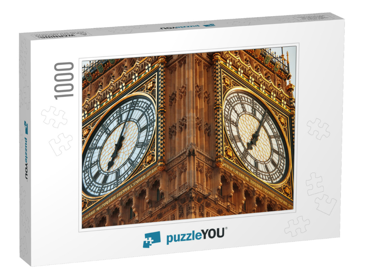 Close Up of Big Ben in London... Jigsaw Puzzle with 1000 pieces