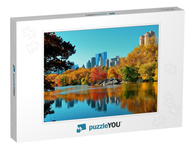 Central Park. Image of the Mall Area in Central Park, New... Jigsaw Puzzle