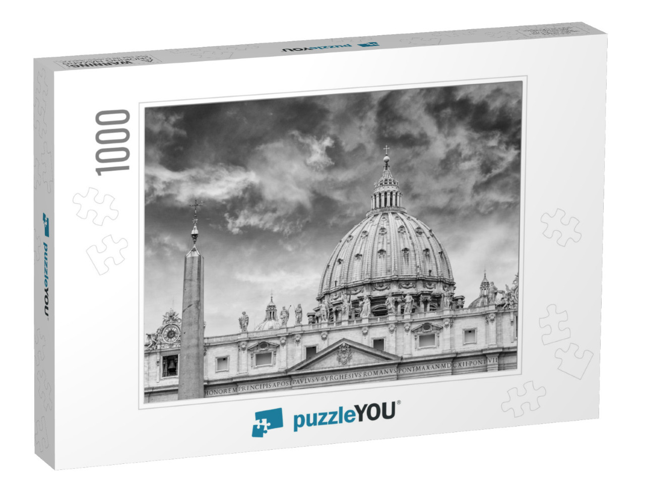 St. Peters Basilica, Vatican, Rome... Jigsaw Puzzle with 1000 pieces