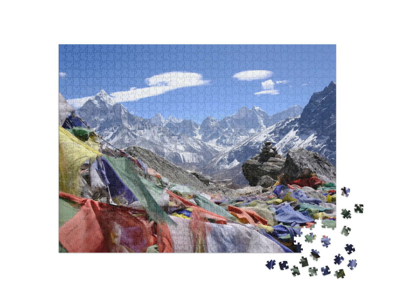 Himalaya Himalayas Mountain Range Nepal Kathmandu... Jigsaw Puzzle with 1000 pieces