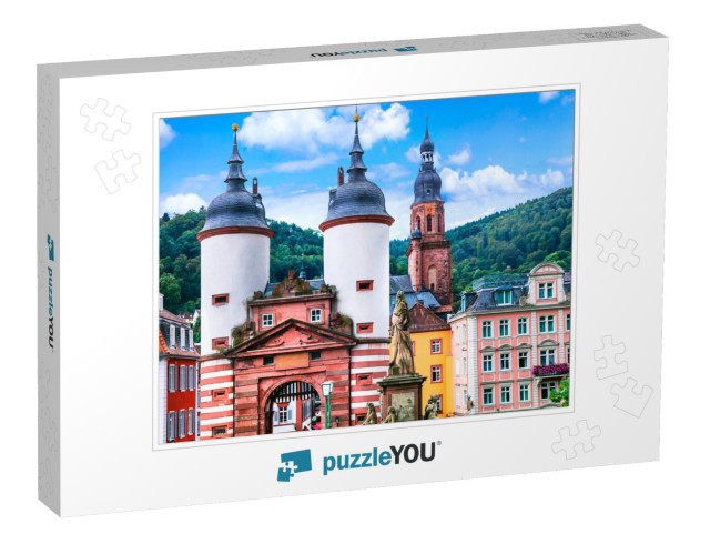 Landmarks & Beautiful Towns of Germany - Medieval Heidelb... Jigsaw Puzzle