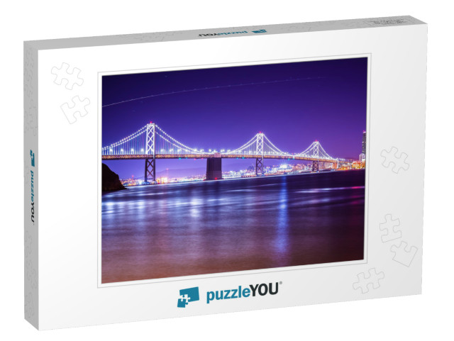 Oakland Bay Bridge Views Near San Francisco California in... Jigsaw Puzzle