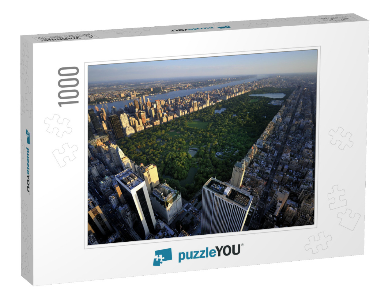 Central Park Aerial View, Manhattan, New York Park is Sur... Jigsaw Puzzle with 1000 pieces