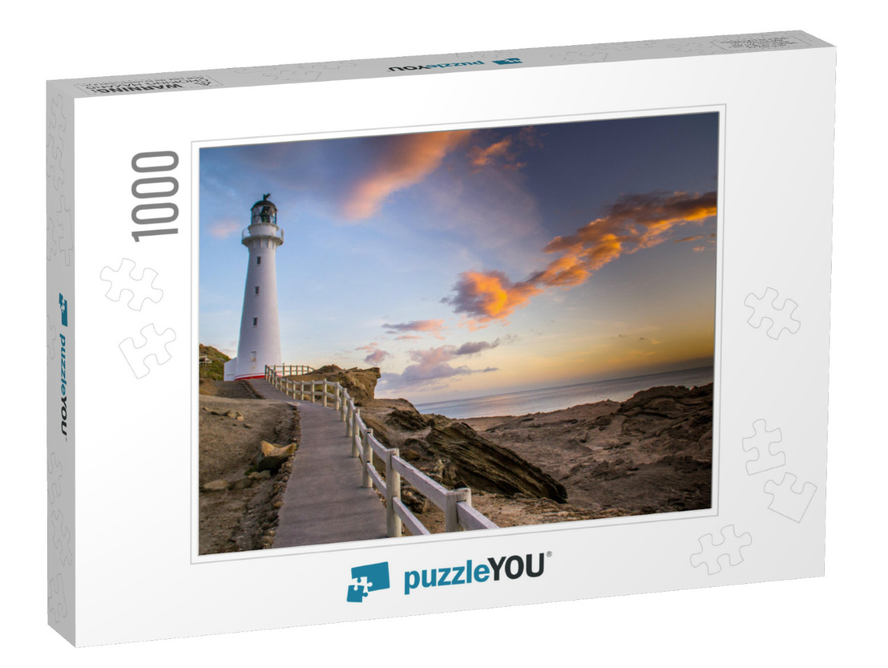 Panoramic Scenic Landscape View of the Castlepoint Lighth... Jigsaw Puzzle with 1000 pieces