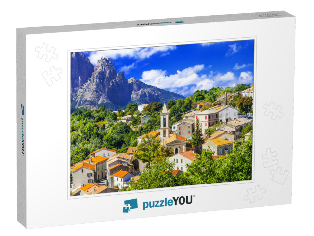 Evisa -Pictorial Mountain Village in Corsica... Jigsaw Puzzle