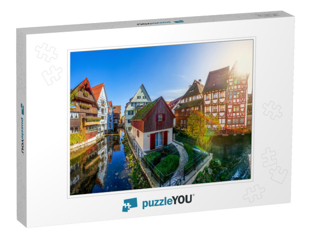 Fishing District, Ulm, Baden-Wuerttemberg, Germany... Jigsaw Puzzle