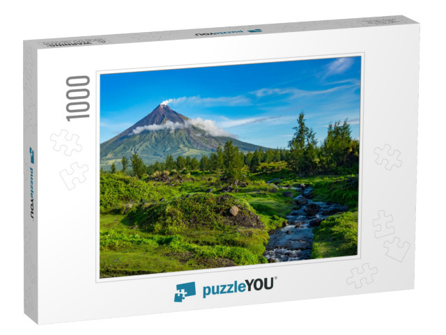 Mayon Volcano is an Active Stratovolcano in the Province... Jigsaw Puzzle with 1000 pieces