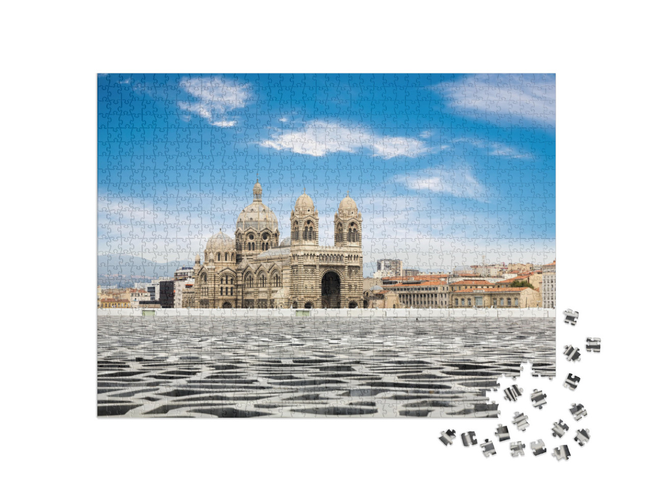 Cathedral De La Major - One of the Main Church & Local La... Jigsaw Puzzle with 1000 pieces