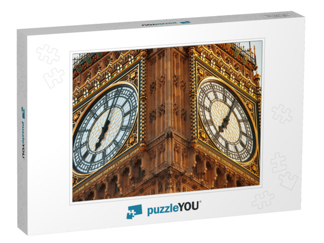 Close Up of Big Ben in London... Jigsaw Puzzle