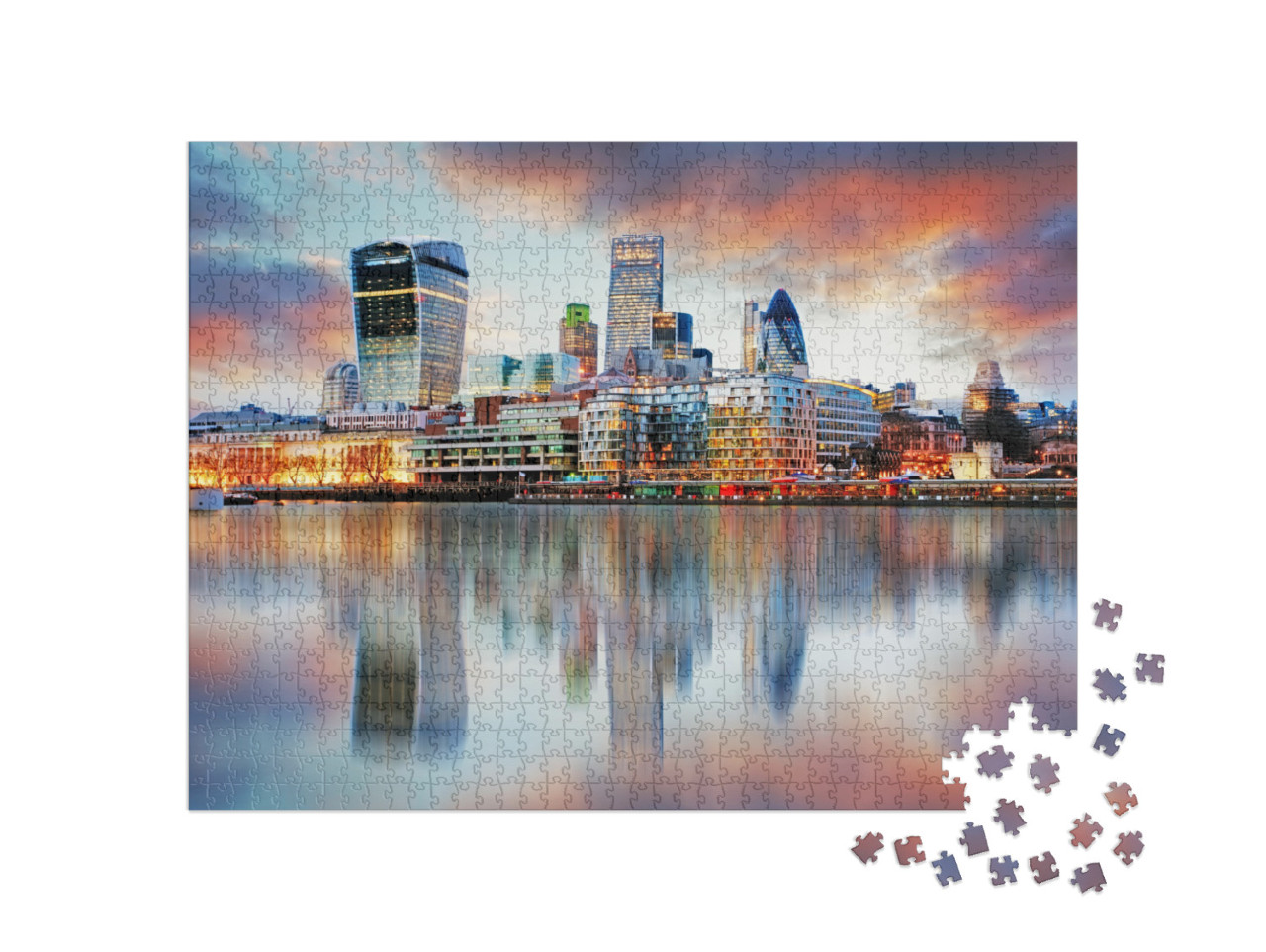 London Skyline... Jigsaw Puzzle with 1000 pieces