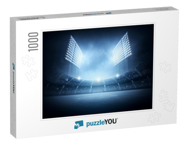 Soccer Stadium 3D Rendering Composition & Stadium is the... Jigsaw Puzzle with 1000 pieces