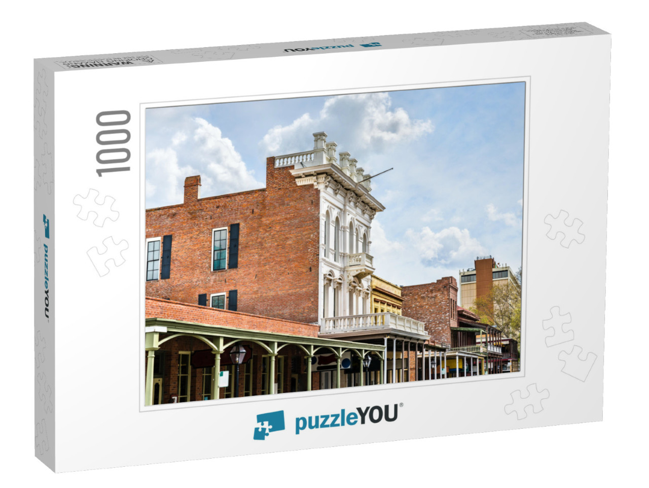 Colonial Architecture in Old Sacramento Historic District... Jigsaw Puzzle with 1000 pieces