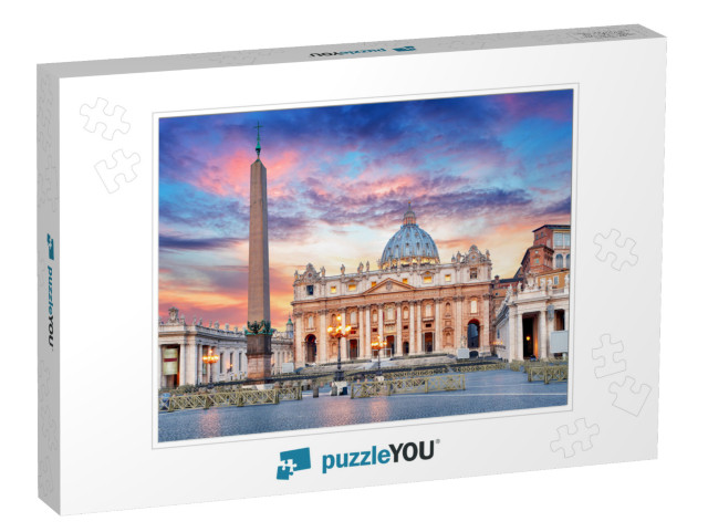 Vatican, Rome, St. Peters Basilica... Jigsaw Puzzle