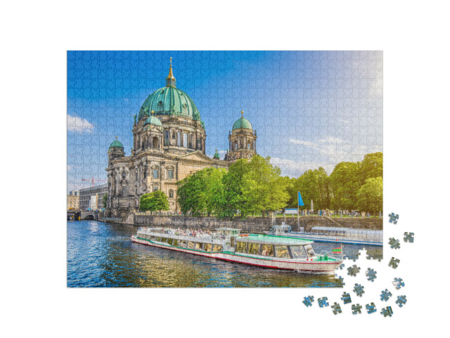 Beautiful View of Berliner Dom Berlin Cathedral At Famous... Jigsaw Puzzle with 1000 pieces