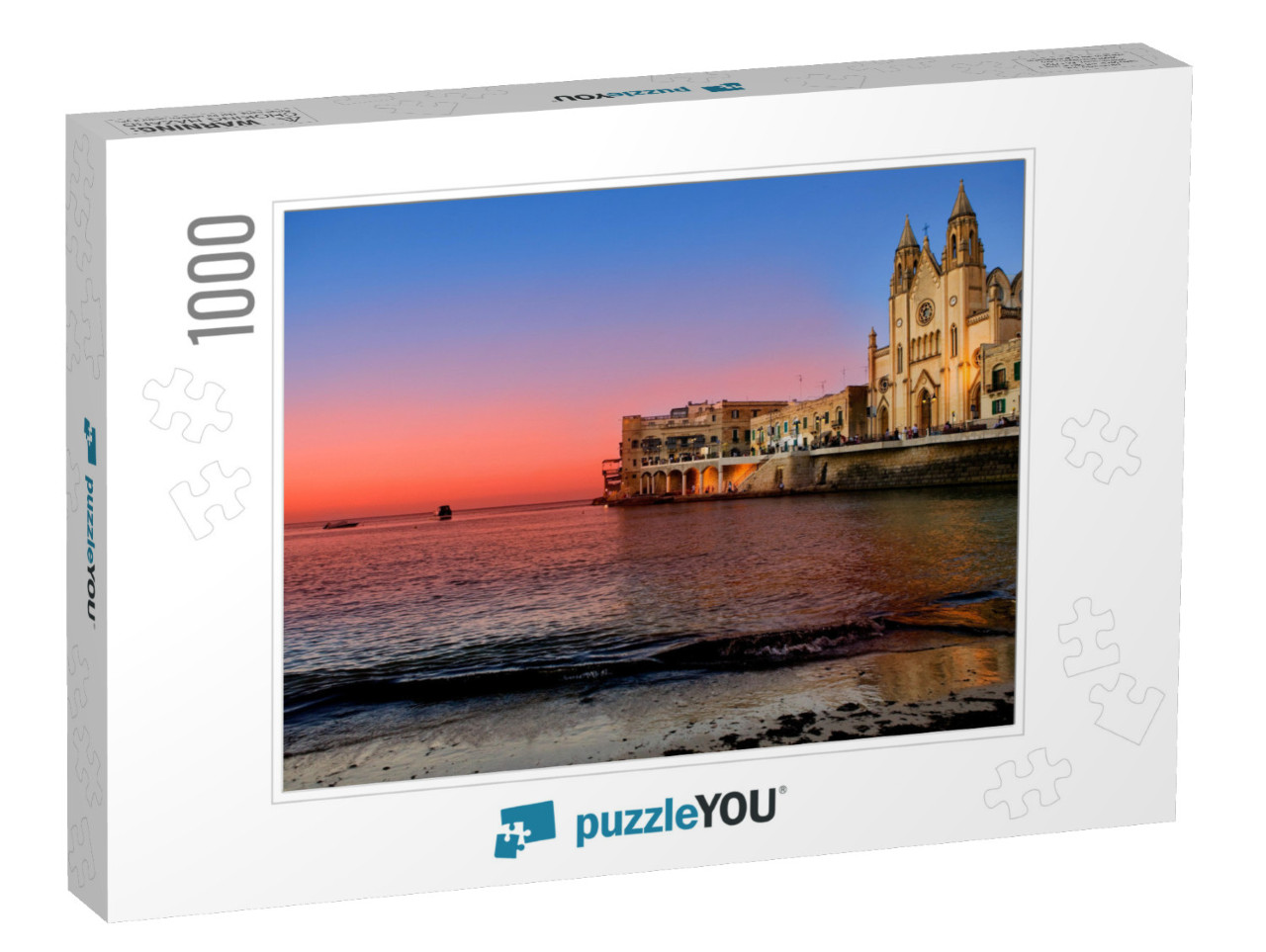 St Julian's Bay in Malta... Jigsaw Puzzle with 1000 pieces