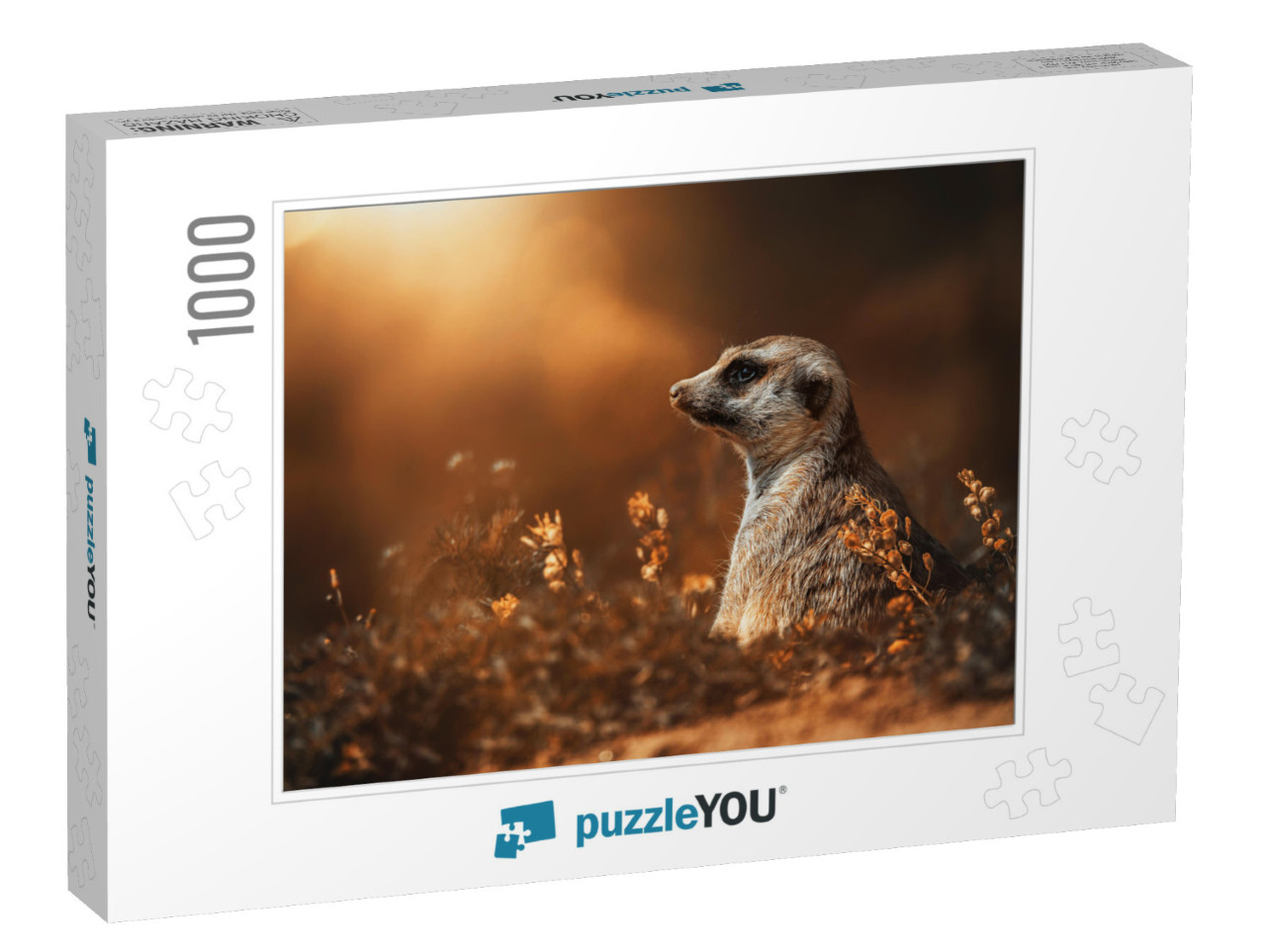 Suricate or Meerkat Suricata Suricatta Detail Portrait... Jigsaw Puzzle with 1000 pieces