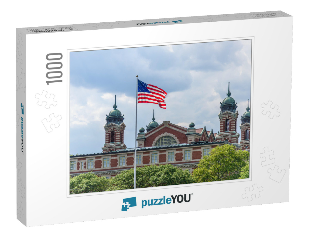 The Immigrant Museum Sited on Ellis Island, Gateway for O... Jigsaw Puzzle with 1000 pieces