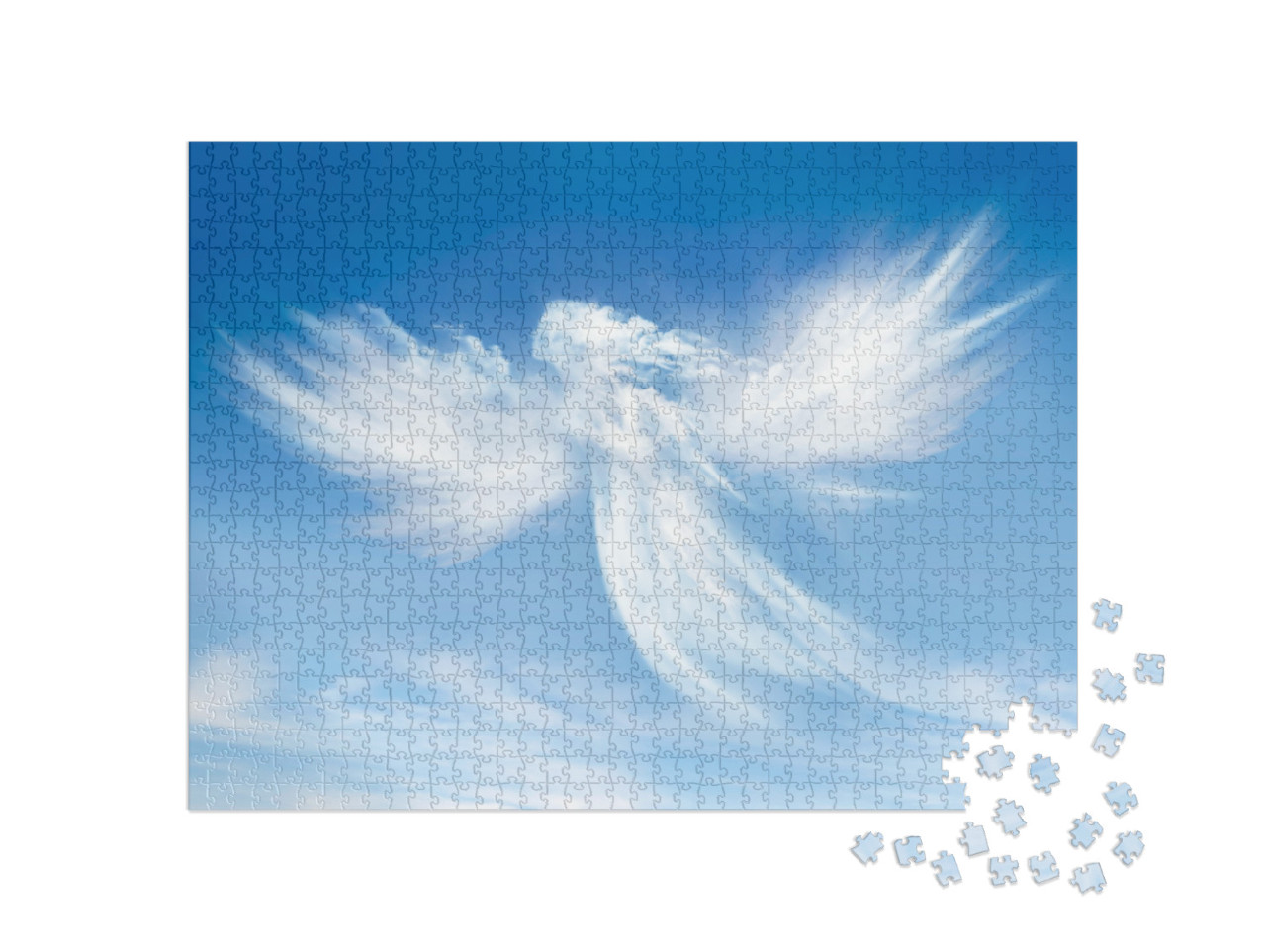 Angel in the Clouds... Jigsaw Puzzle with 1000 pieces