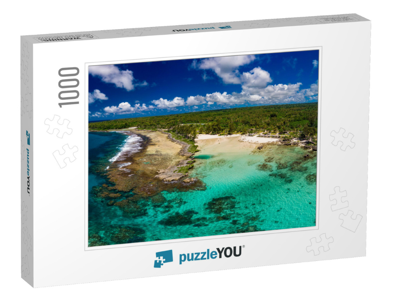 Eton Beach on Efate Island, Vanuatu, Near Port Vila - Fam... Jigsaw Puzzle with 1000 pieces