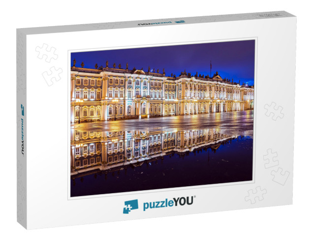 Hermitage on Palace Square, St. Petersburg... Jigsaw Puzzle