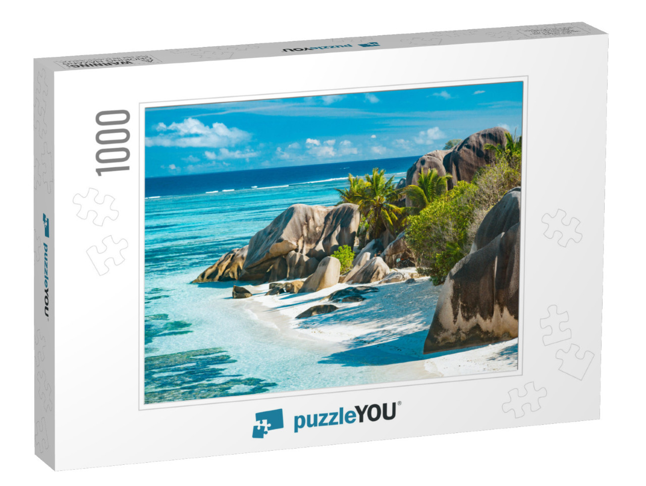 The Most Beautiful Beach of Seychelles - Anse Source Darg... Jigsaw Puzzle with 1000 pieces