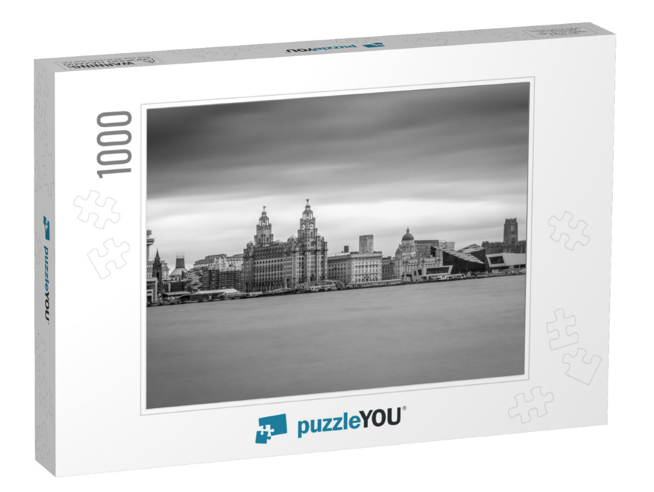 Liverpool Merseyside UK World Famous Waterfront... Jigsaw Puzzle with 1000 pieces