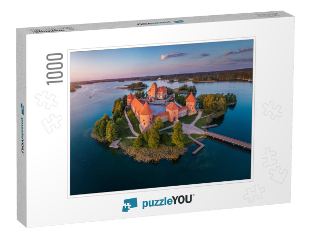 Trakai Castle Medieval Gothic Island Castle, Located in G... Jigsaw Puzzle with 1000 pieces