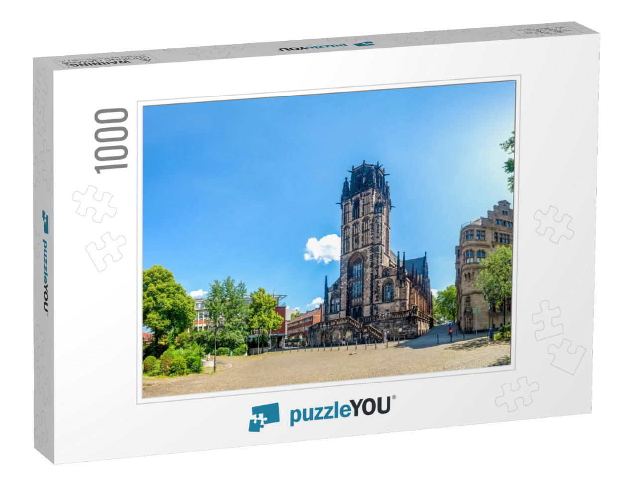 Salvator Church, Duisburg, Germany... Jigsaw Puzzle with 1000 pieces