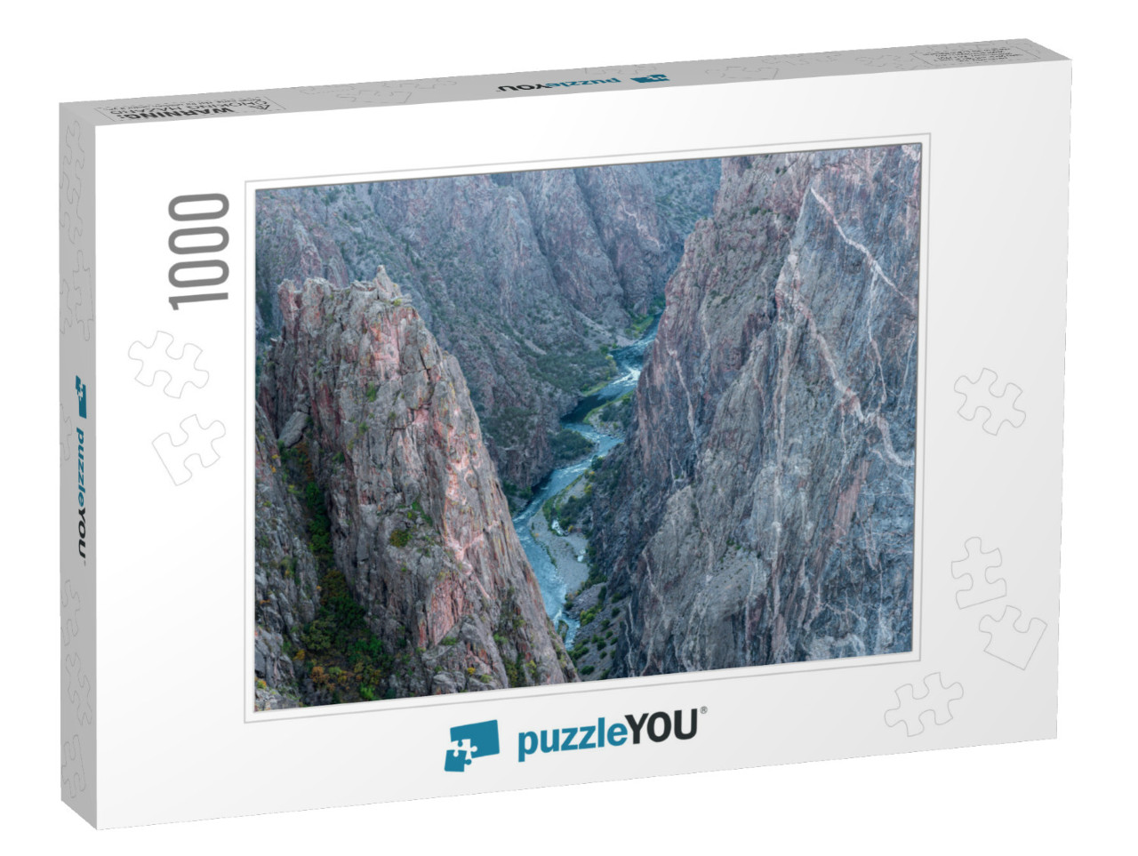 Usa, Colorado. Black Canyon of the Gunnison National Park... Jigsaw Puzzle with 1000 pieces