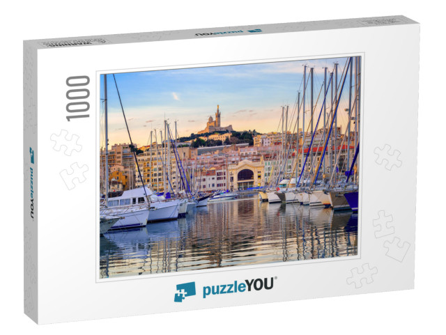 Yachts Reflecting in the Still Water of the Old Vieux Por... Jigsaw Puzzle with 1000 pieces