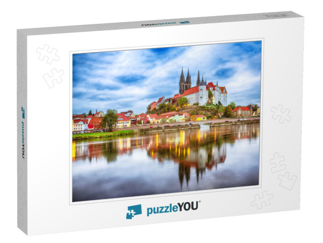 Awesome View on Albrechtsburg Castle & Cathedral on the R... Jigsaw Puzzle