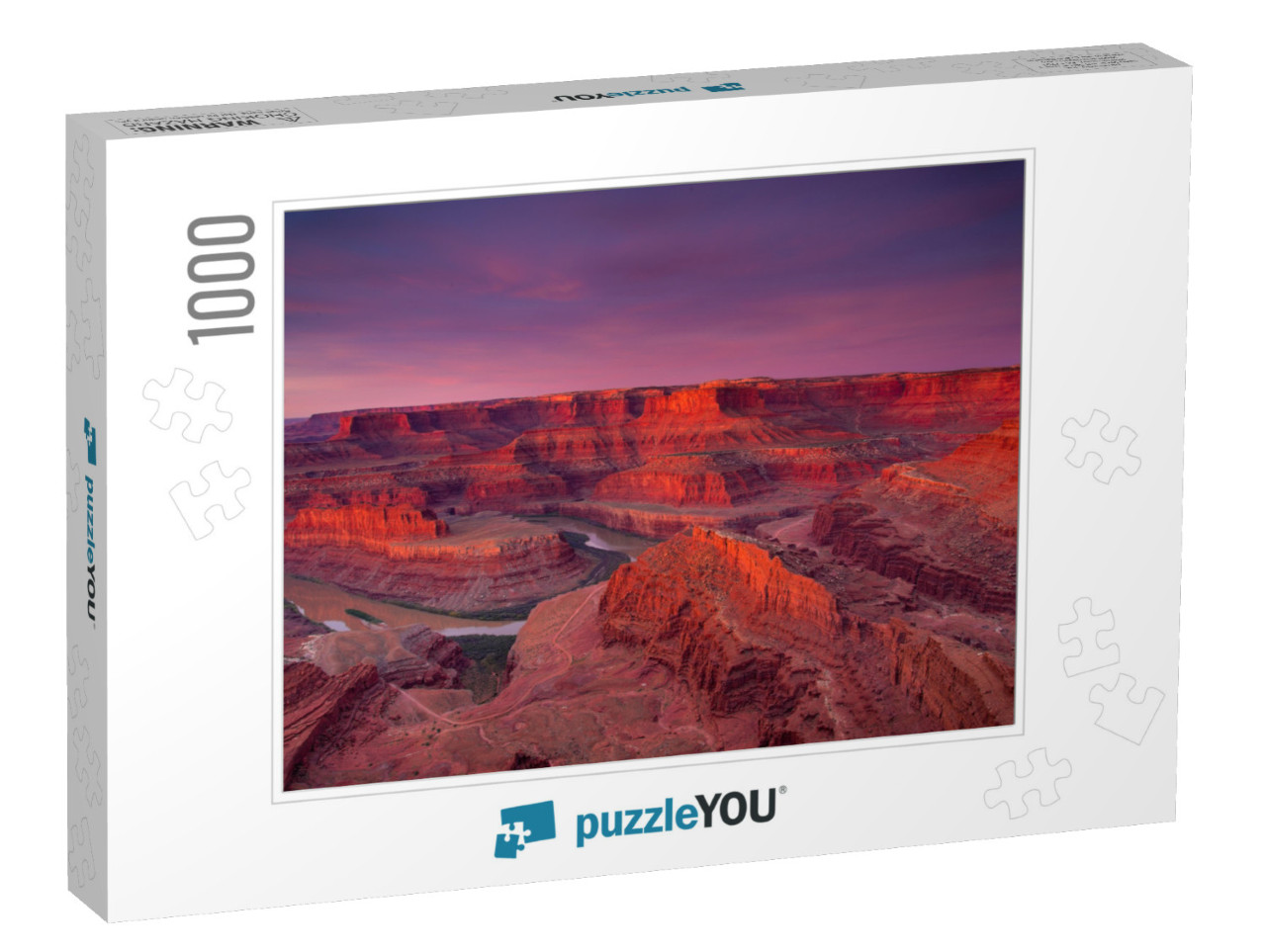 Beautiful Dead Horse Point Vista During a Dramatic Sunris... Jigsaw Puzzle with 1000 pieces