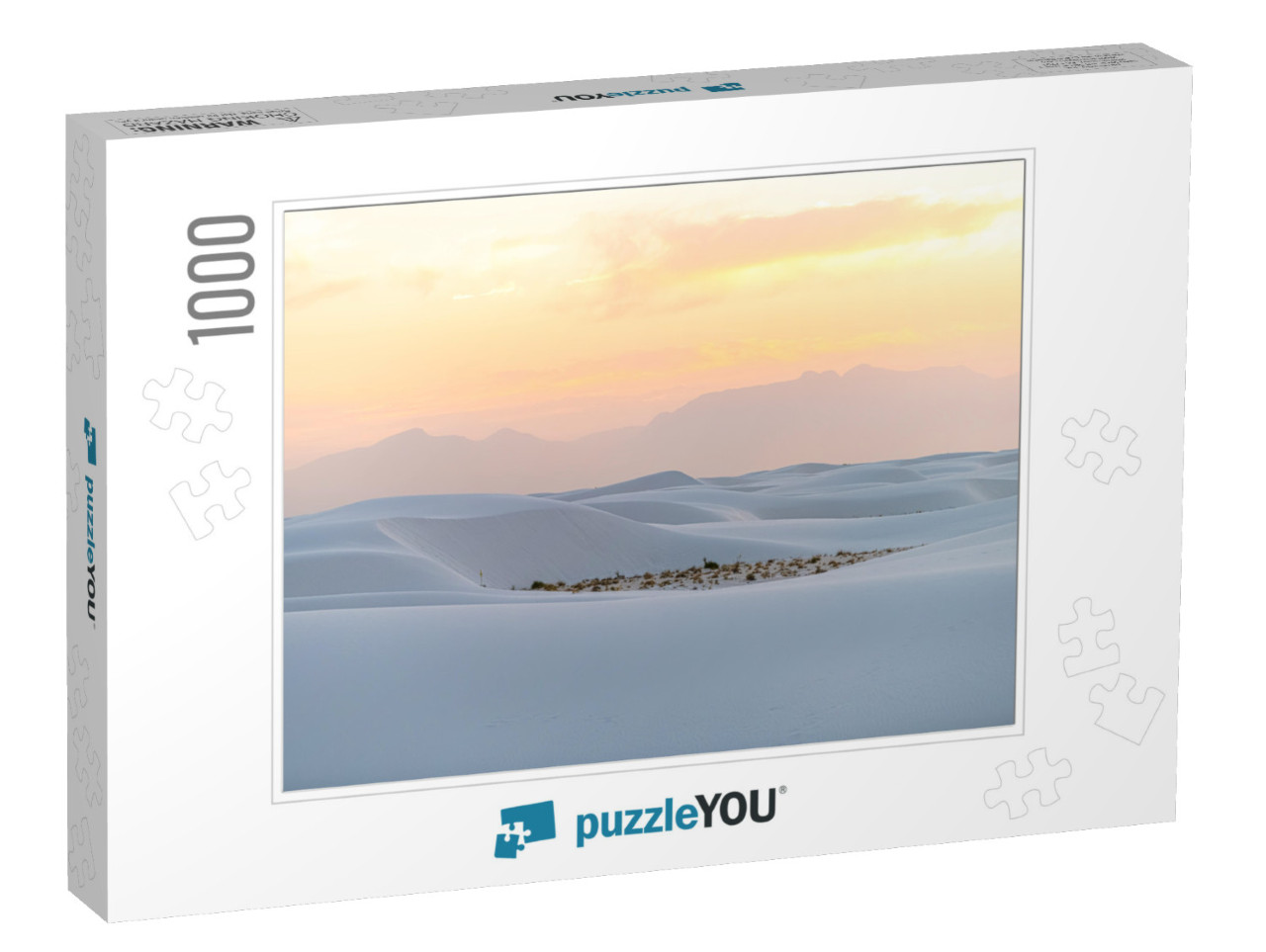 White Sands National Monument Park Hills of Gypsum Sand D... Jigsaw Puzzle with 1000 pieces