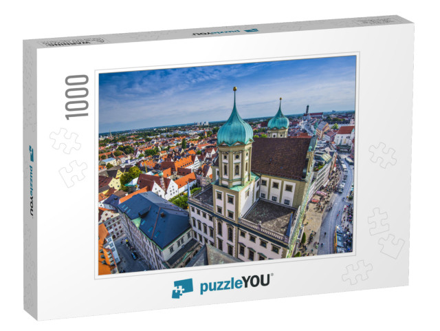 Augsburg Germany Old Townscape... Jigsaw Puzzle with 1000 pieces