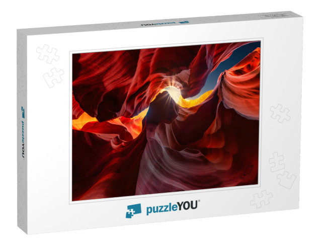 Breathtaking Antelope Canyon in Arizona, the Usa... Jigsaw Puzzle
