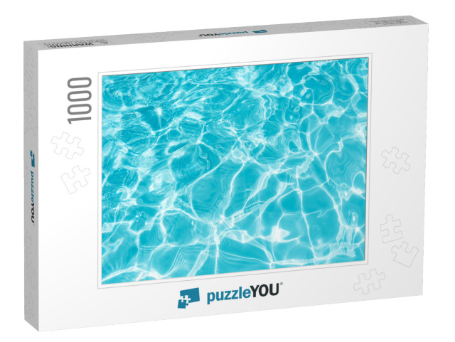 Ripple Water in Swimming Pool with Sun Reflection... Jigsaw Puzzle with 1000 pieces