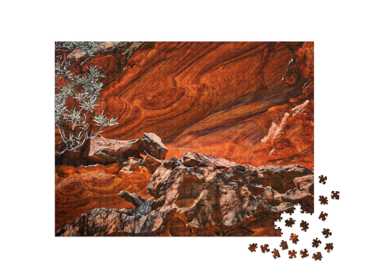 Kings Canyon Rocks... Jigsaw Puzzle with 1000 pieces