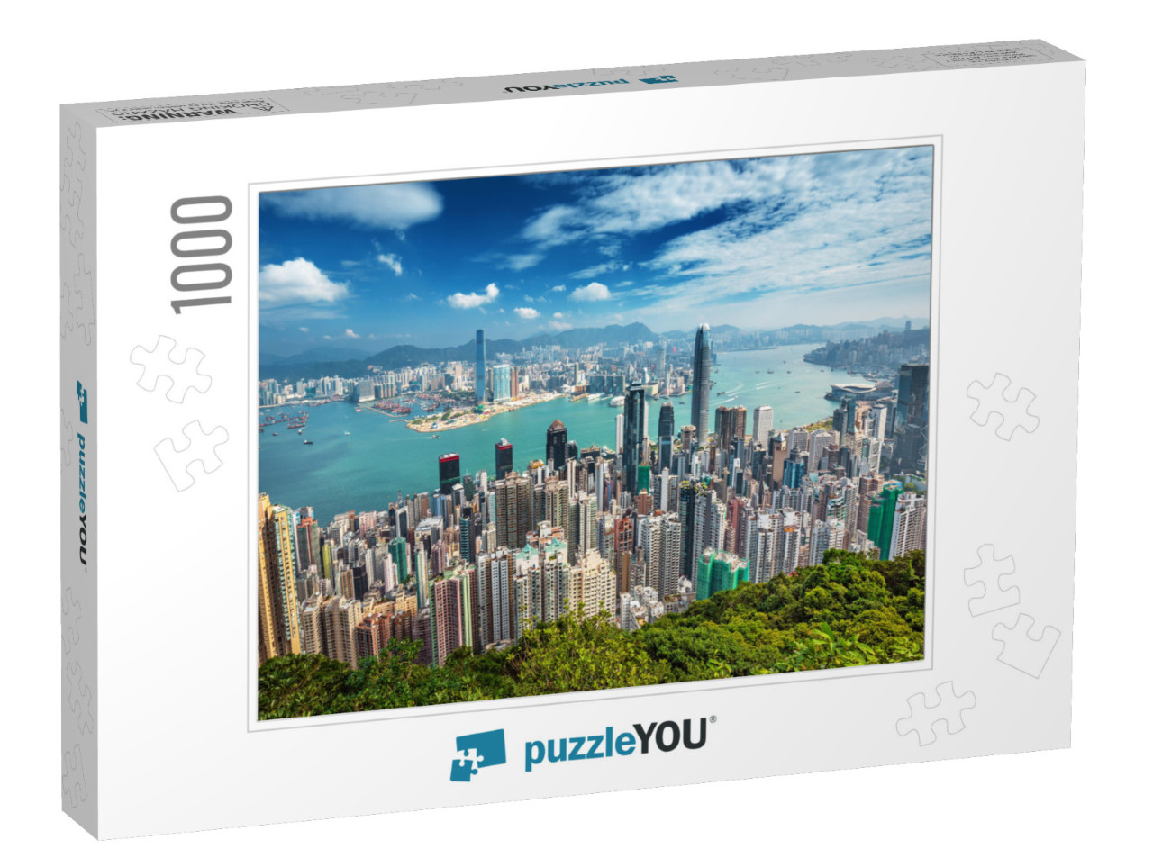 Hong Kong Skyline from the Victoria Peak, China... Jigsaw Puzzle with 1000 pieces