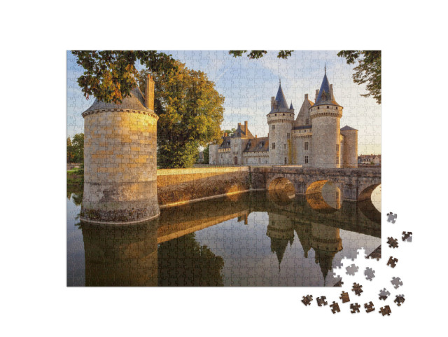 Sully-Sur-Loire. France. Chateau of the Loire Valley... Jigsaw Puzzle with 1000 pieces