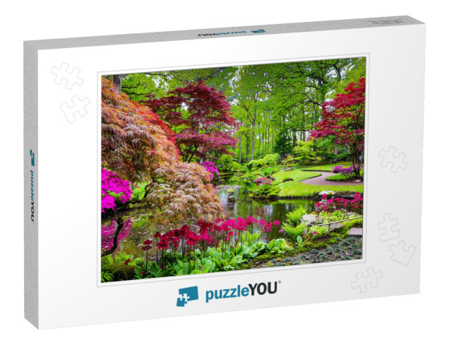 Traditional Japanese Garden in the Hague... Jigsaw Puzzle