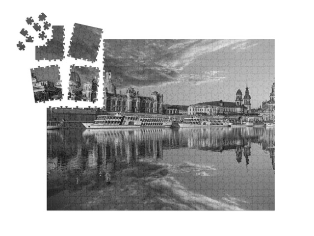 Beautiful Dresden City Skyline At Elbe River & Augustus B... | SMART SORTED® | Jigsaw Puzzle with 1000 pieces