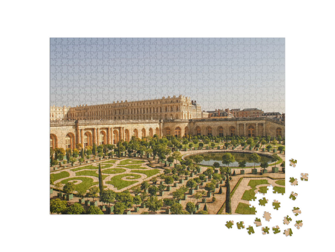 Versailles, France the Royal Palace in Versailles... Jigsaw Puzzle with 1000 pieces